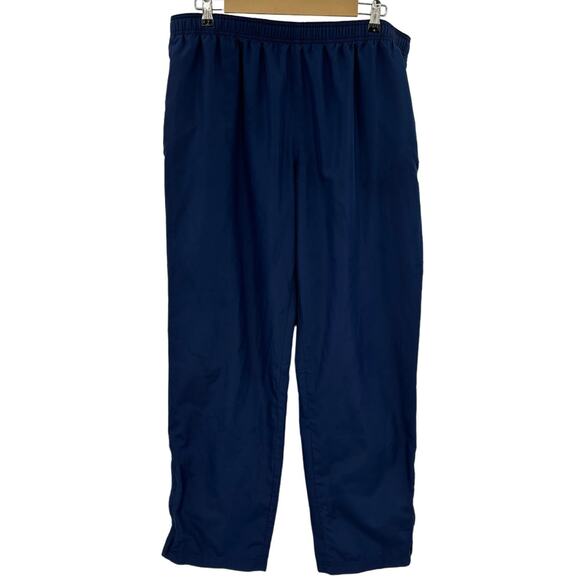 BCG Athletic Navy Blue Track Pants XL Elastic Waist Mesh Lined Sportswear - Picture 1 of 13